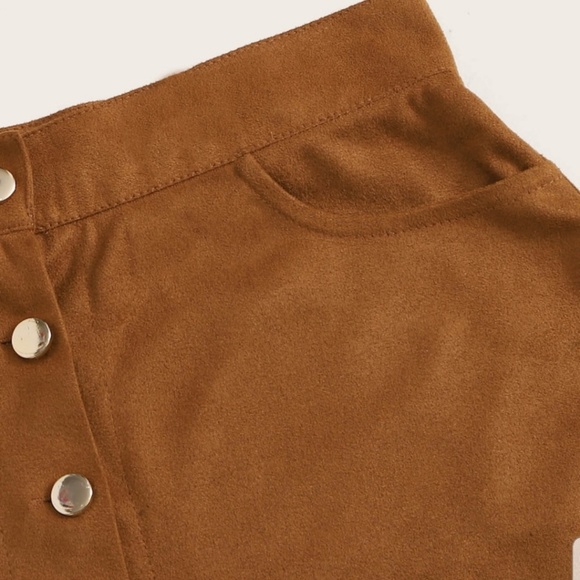 Faux suede mini skirt - Picture 4 of 4